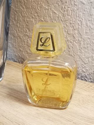 antiguo Frasco L de Loewe decoración