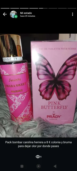 Pack colonia y bruma Sensinity Imara Sweet