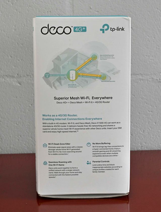 Router TP-Link Deco AX1500 4G+ LTE como nuevo