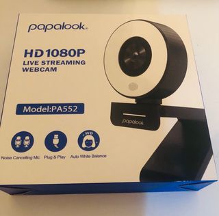 Webcam Papalook com Luz de Anel