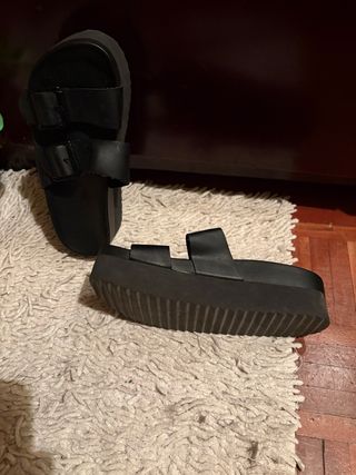 Sandalias negras plataforma H&M