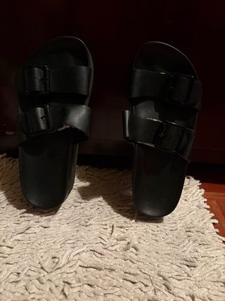 Sandalias negras plataforma H&M