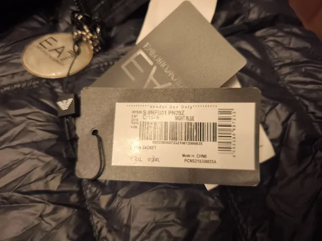 Piumino EA7 Emporio Armani Blu