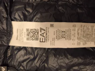 Piumino EA7 Emporio Armani Blu