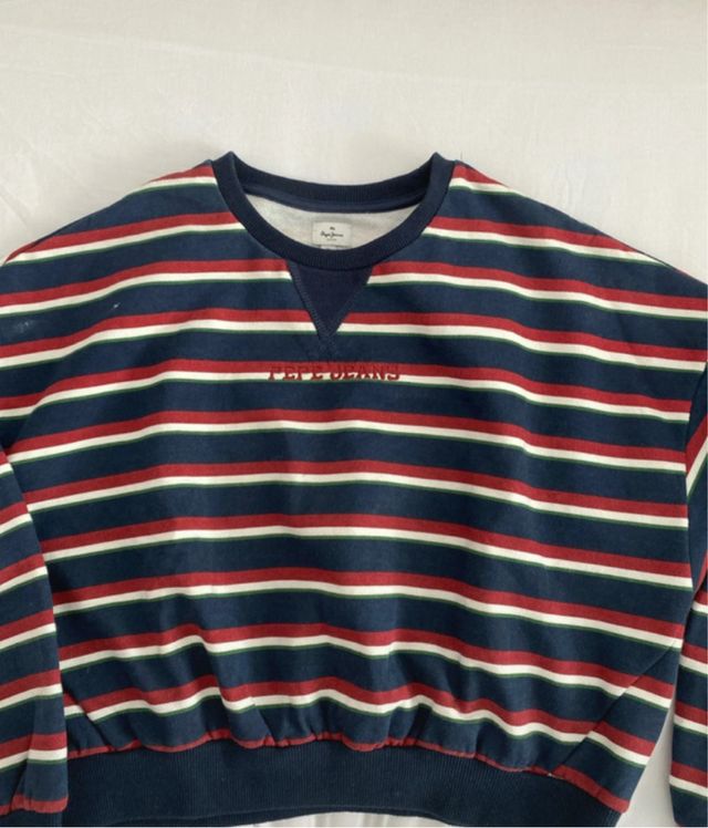 Sudadera Pepe Jeans chica rayas