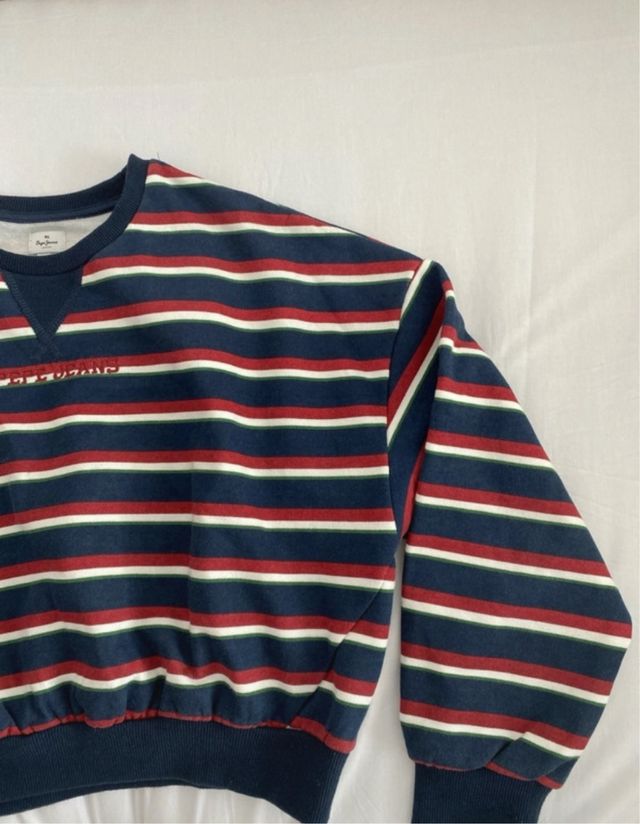 Sudadera Pepe Jeans chica rayas