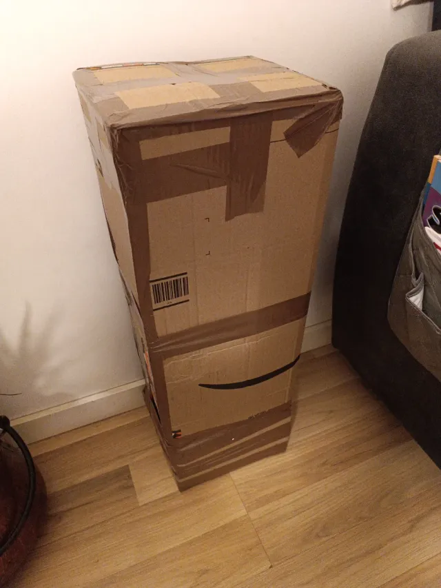 Mesita auxiliar blanca 3 cajones