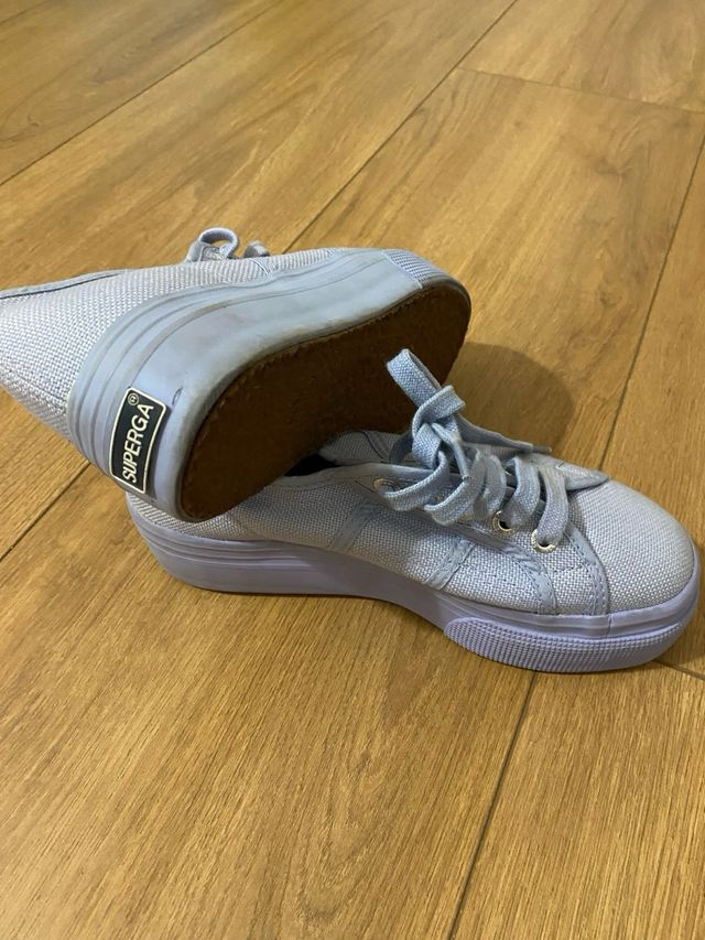 Superga moradas talla 36