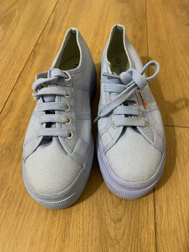 Superga moradas talla 36