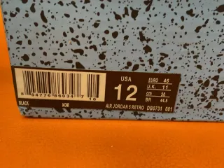 Air Jordan 5 Azul y Negro