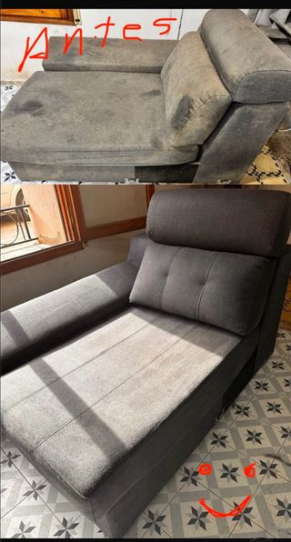 limpieza de Sofa . Alframbras tapicería en general
