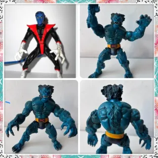 Action figure Nightcrawler + Beast X-Men