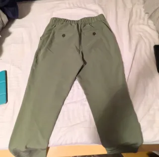 Pantalón verde oliva cintura elástica