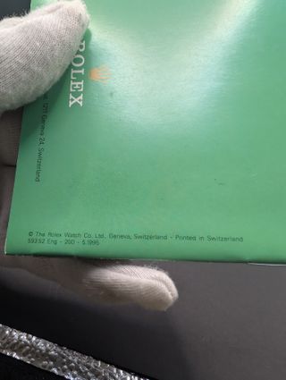 Manual Rolex Datejust 1995 - Ref. 593