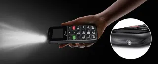 Teléfono móvil para mayores con SOS radio, lintern