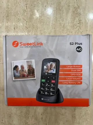 Teléfono móvil para mayores con SOS radio, lintern