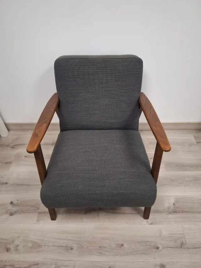 Sillón Ekenäset Ikea Madera y Tela