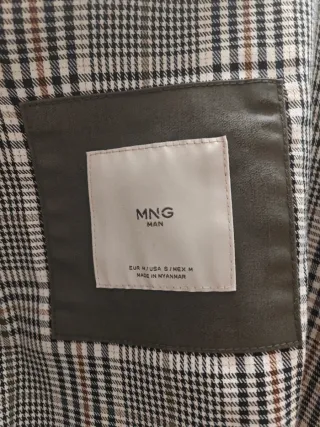 Chaqueta Harrington Verde MANGO