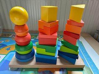 Torres apilables Playtive «Arco iris»