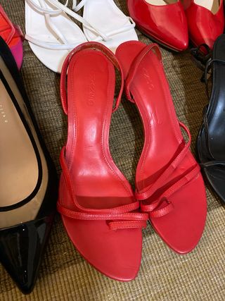 Sandalias Mango Sueco Verano Marrón