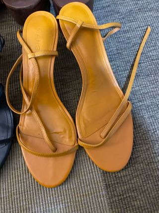 Sandalias Mango Sueco Verano Marrón