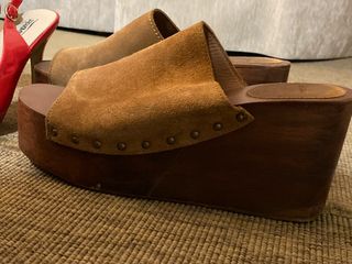 Sandalias Mango Sueco Verano Marrón