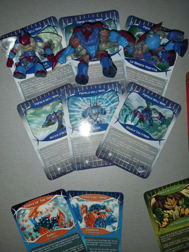 Lotteria di Carte e Figure Gormiti F.E