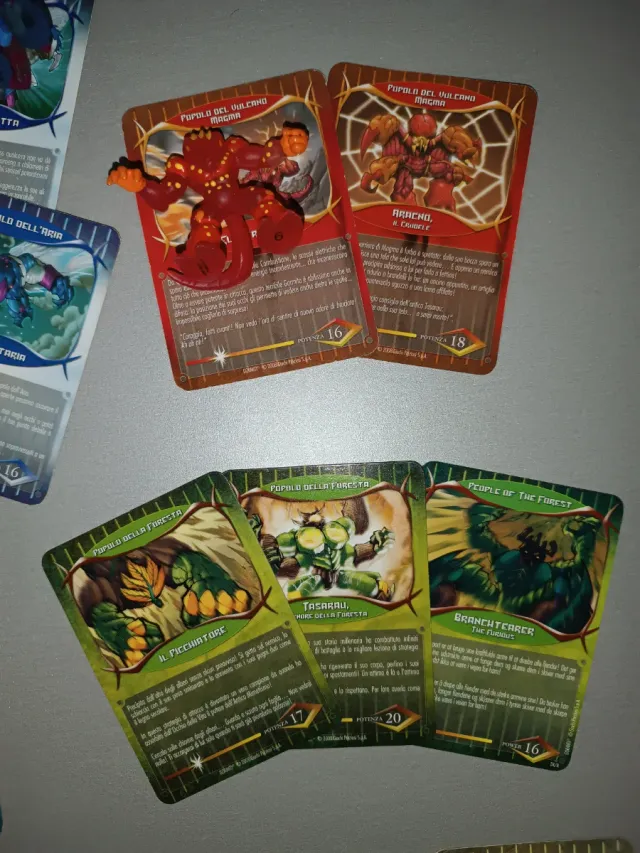 Lotteria di Carte e Figure Gormiti F.E