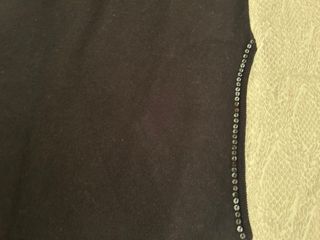 Jersey Tintoretto negro lazo lentejuelas