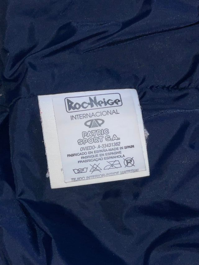 Plumas Roc Neige Azul Talla XL corte Pedro Gómez