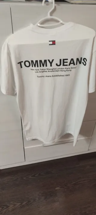 Camiseta Tommy Jeans Blanca Talla M