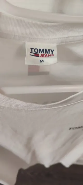 Camiseta Tommy Jeans Blanca Talla M