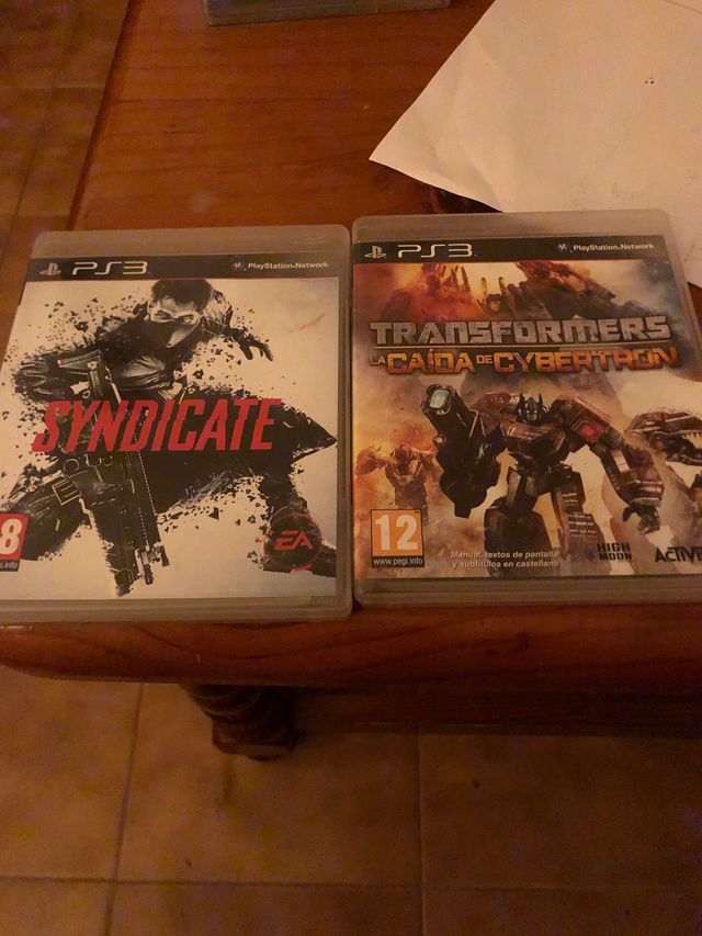 Juego PS3 Syndicate + Transformers La Caída de Cyb