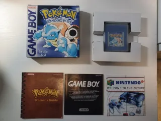 Pokemon Edición Azul Game Boy Completo todo origin