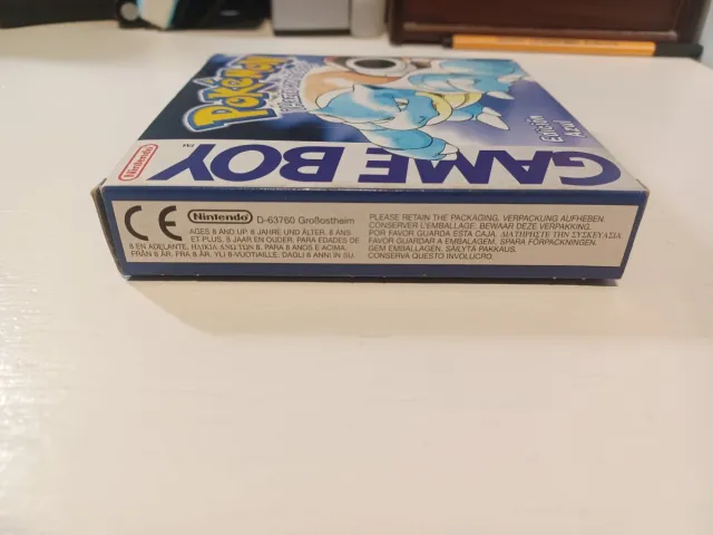 Pokemon Edición Azul Game Boy Completo todo origin