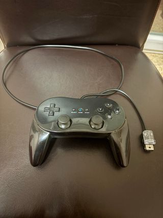 Mando Clásico Wii Negro