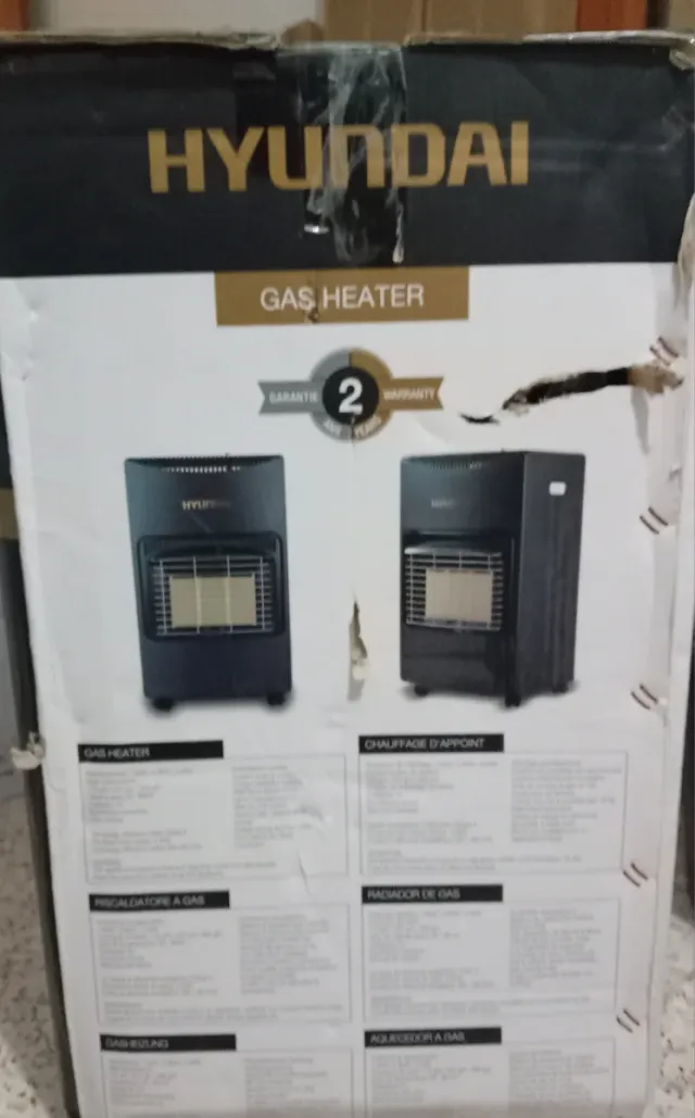 Calentador Hyundai Negro