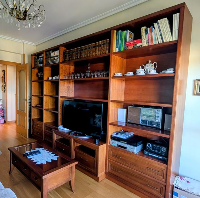 Librería Roble Macizo Salón