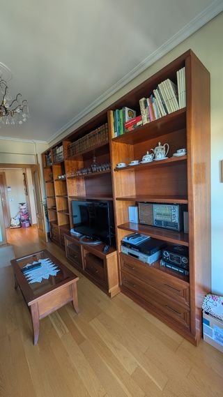 Librería Roble Macizo Salón