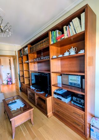 Librería Roble Macizo Salón