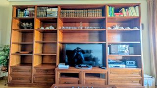 Librería Roble Macizo Salón