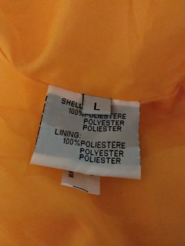 Chaquetón amarillo talla L