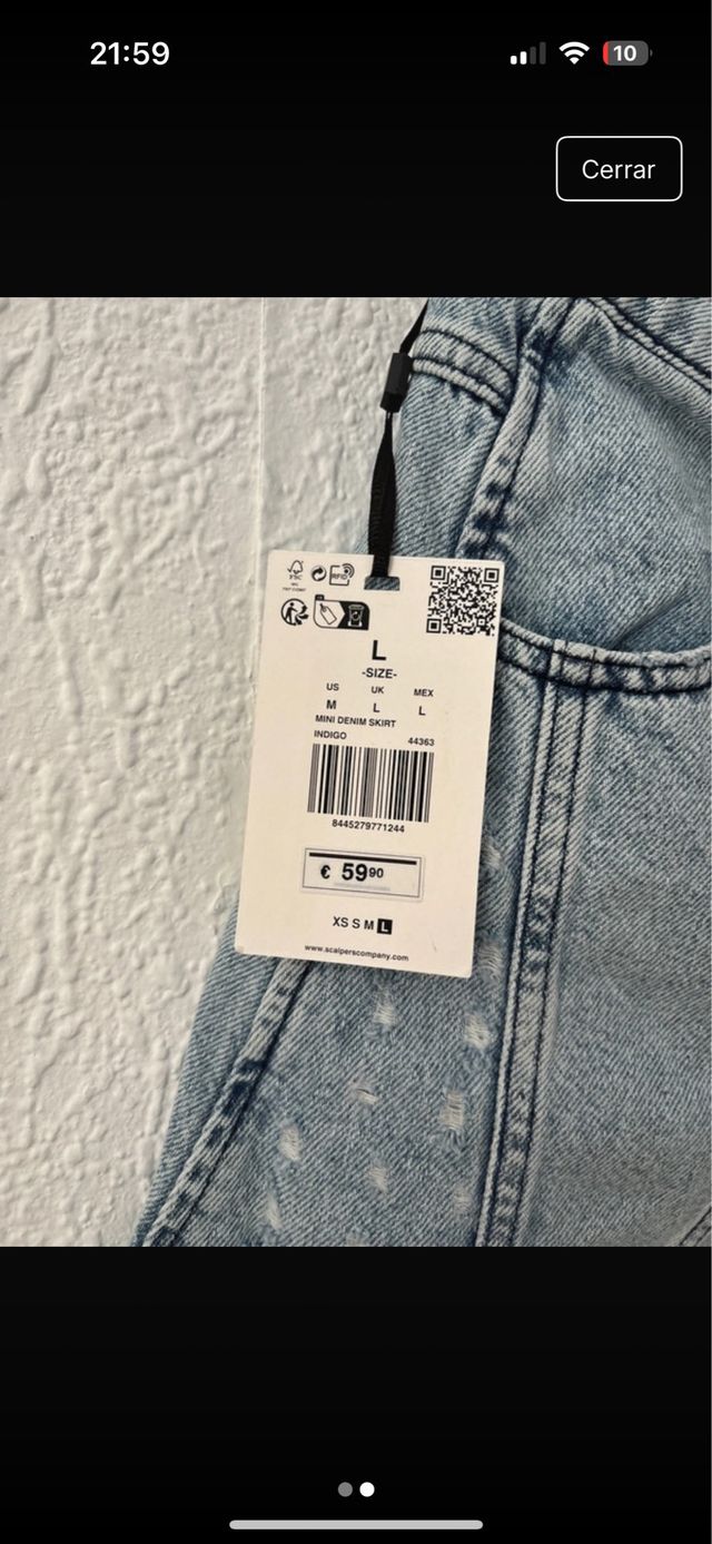 Falda vaquera Scalpers
