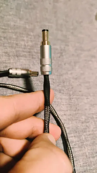 Cable HiFi alimentación conectores de barril 2,1mm