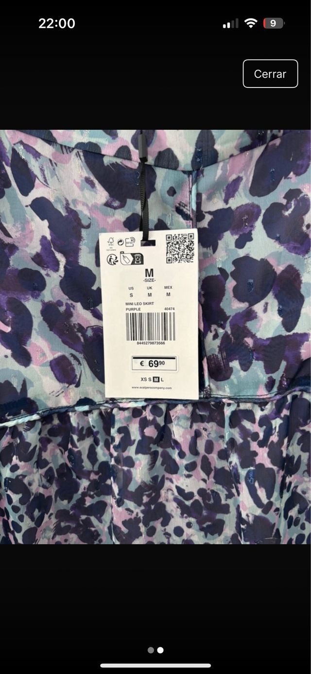 Falda Scalpers estampado floral