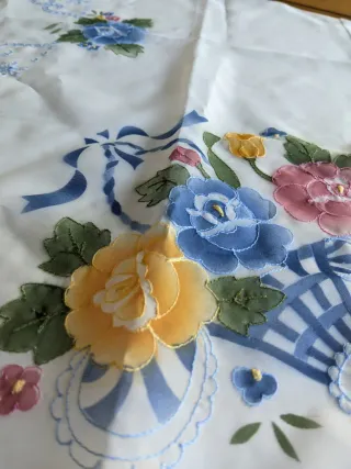 Runner Vintage Ricamato Floreale