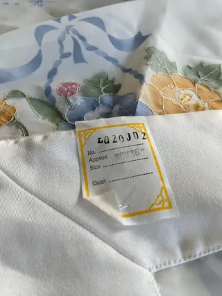 Runner Vintage Ricamato Floreale