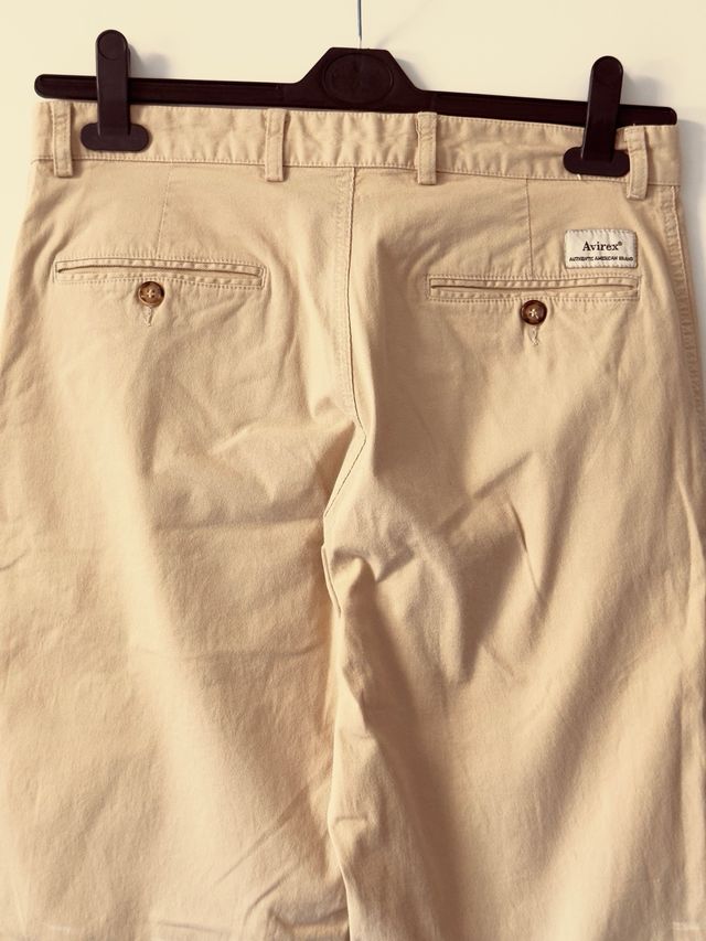 Pantaloni Avirex beige tg 31 regular