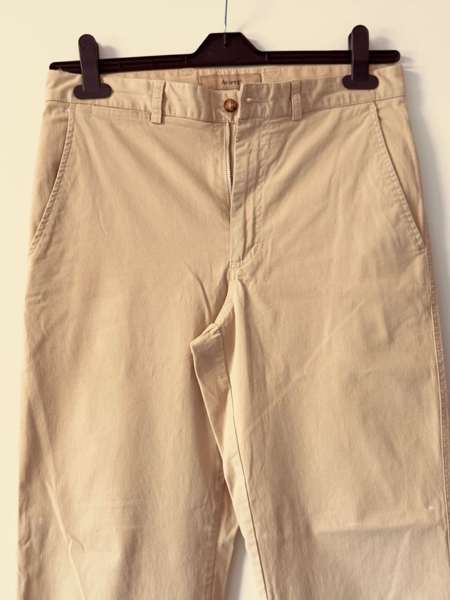 Pantaloni Avirex beige tg 31 regular