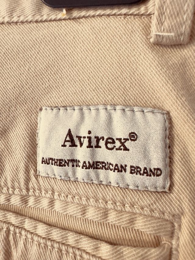 Pantaloni Avirex beige tg 31 regular